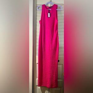Pink bodycon dress size 12